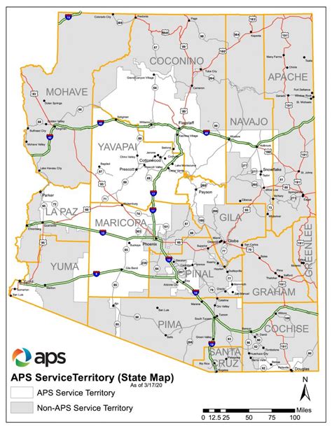 arizona aps service schedule